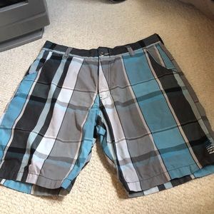 Billabong plaid shorts
